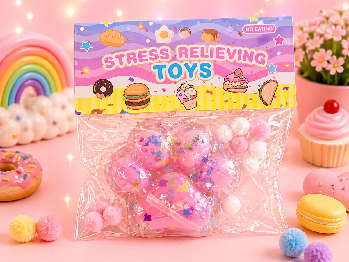 Cat paw Squishy Toy – Stress Relief Kawaii
