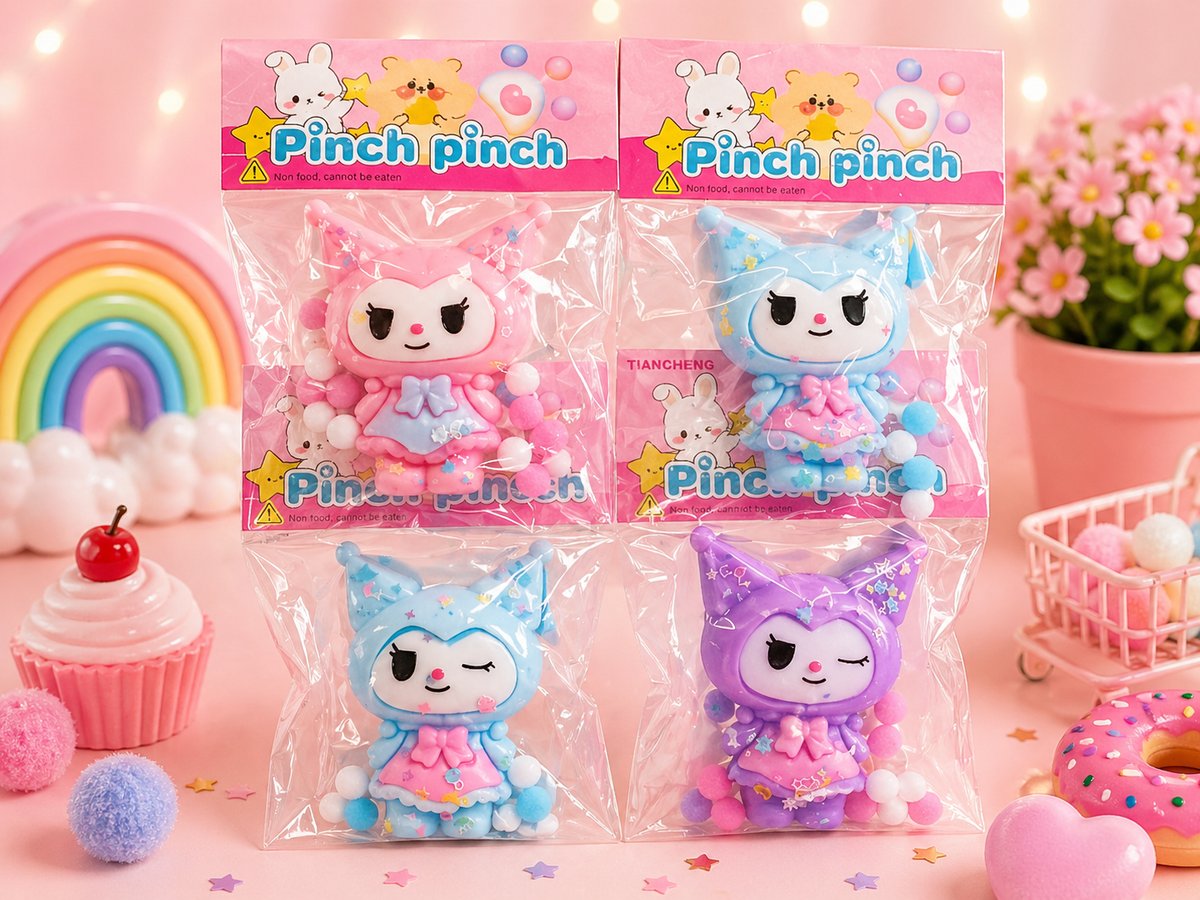 Kuromi Squishy Toy – Stress Relief Kawaii