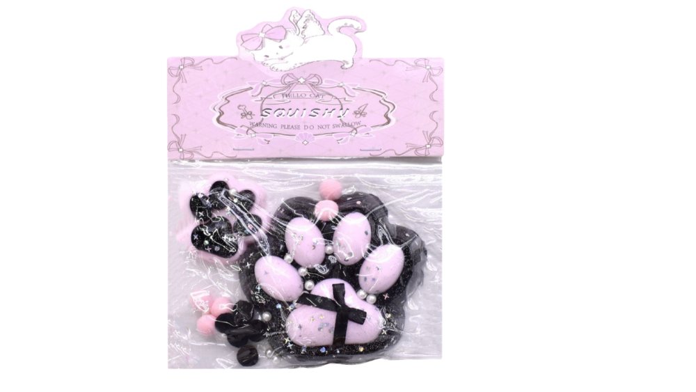 2 Cat paw Squishy Toys -Stress Relief Kawaii