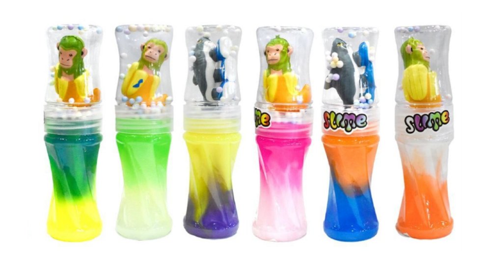 Brainrots Magic Crystal Slime – Stretchy Slime with Capybara Figure 1pc