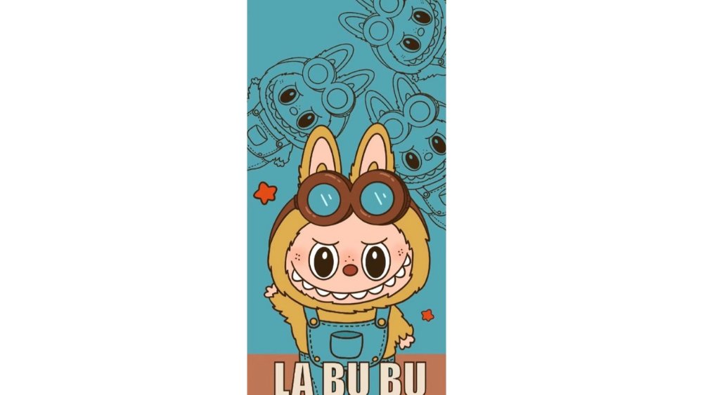 Labubu Beach towel