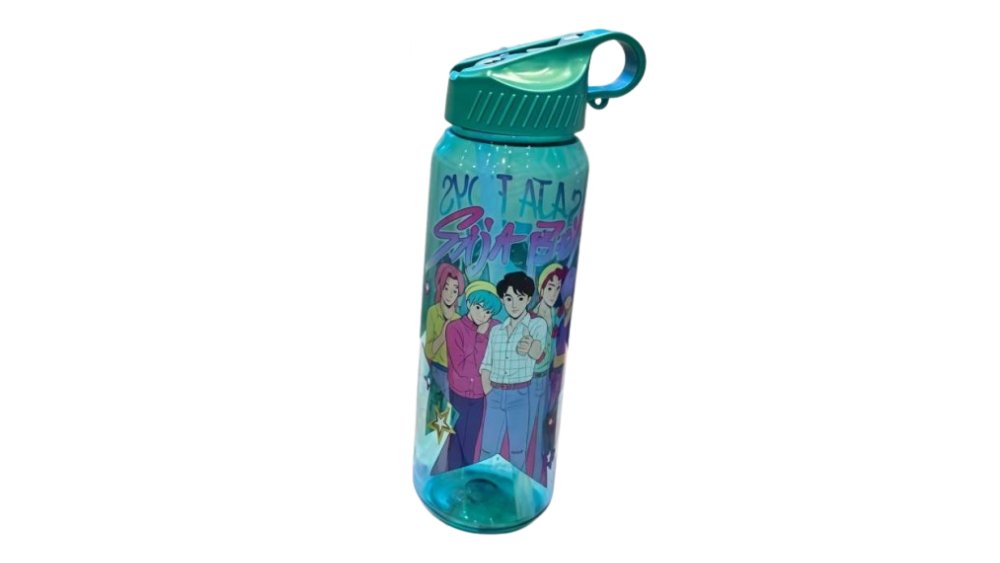 Saja Boys from K-Pop Demon Hunters Kids Water Bottle with Straw – Leakproof BPA-Free Bottle