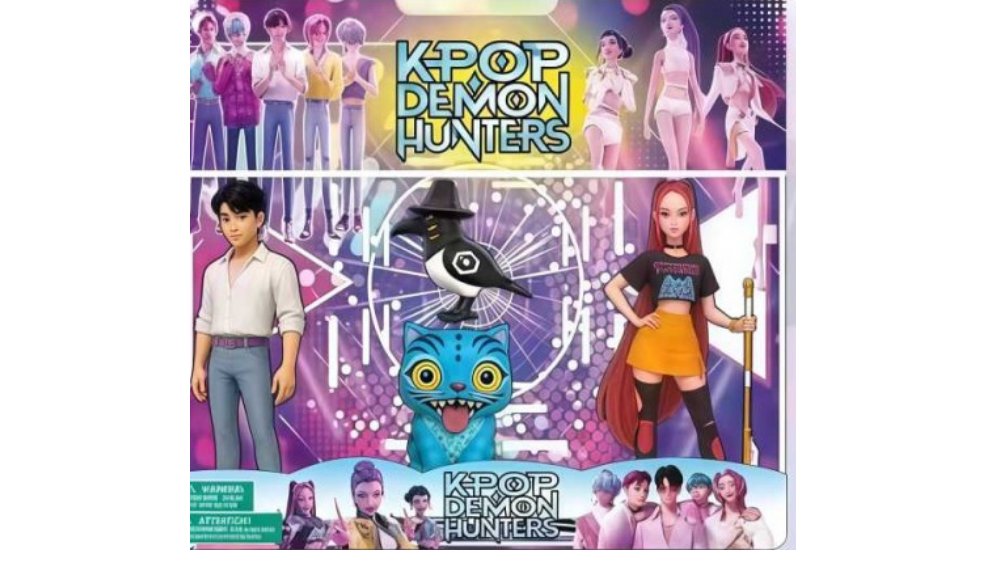 K-Pop Demon Hunters Figure Set – Collectible Characters with Accessories