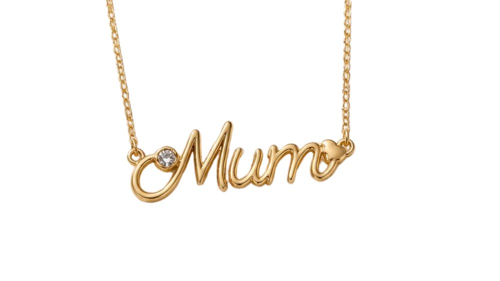 “Mum” gold stainlesteel Necklace