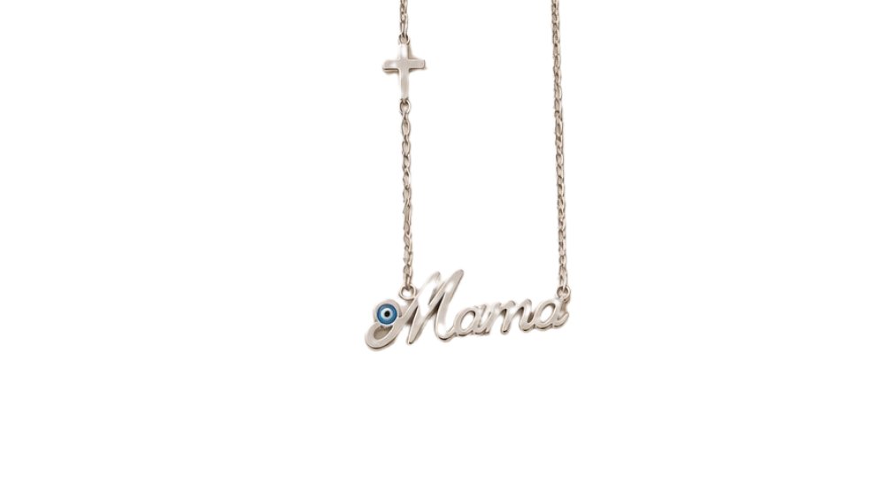 “Mama” silver stainlesteel Necklace