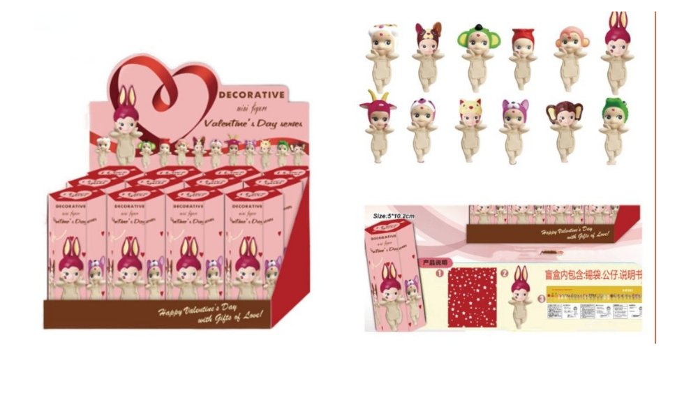 Sonny Angel Style Blind Box Mini Figures – Valentines edition –