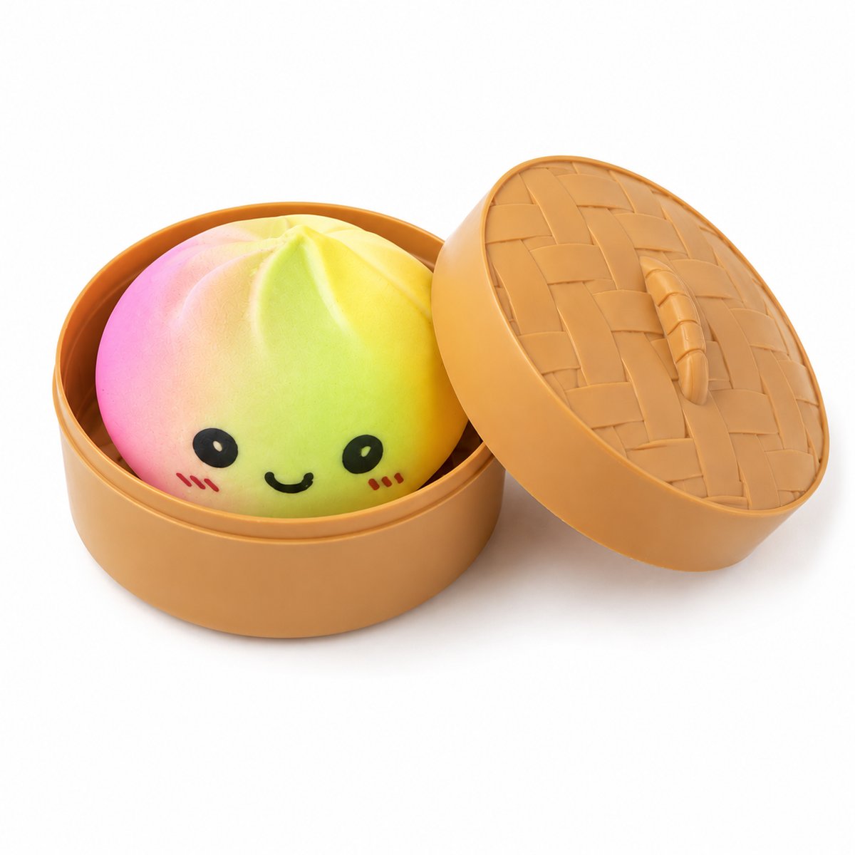 Rainbow Colour Mystery Squishy Dumpling – Viral TikTok Fidget Toy (Rainbow colour)