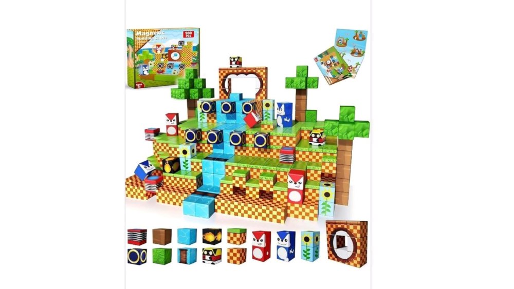 Magnetic Adventure Building Blocks Set – Creative Pixel Style Construction Toy