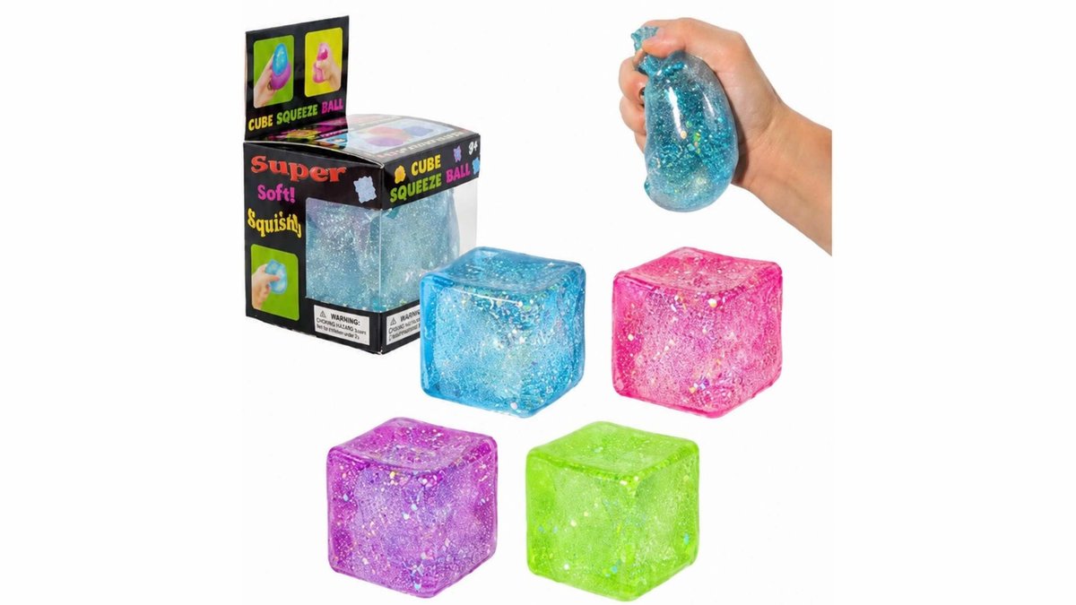 Needoh Style viral cube with glitter