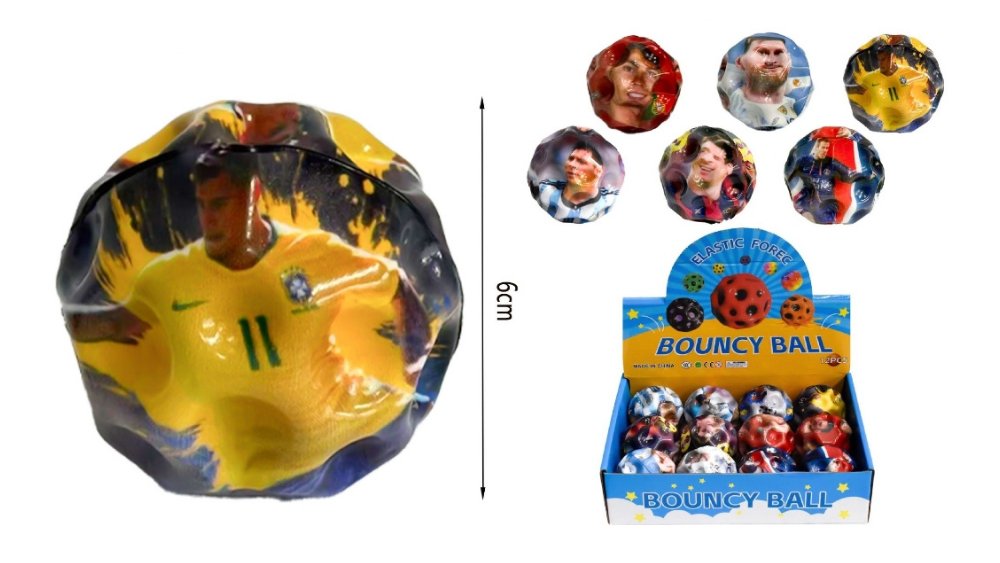Footballers Bouncing Jingle Balls – High Bounce Sensory Toy