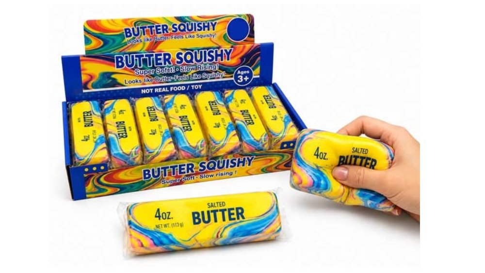 Viral Butter marble colour Squishy from Tik-Tok