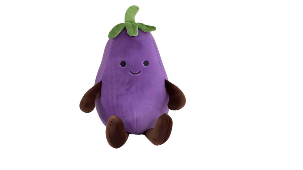 Mr Eggplant Soft toy 35cm