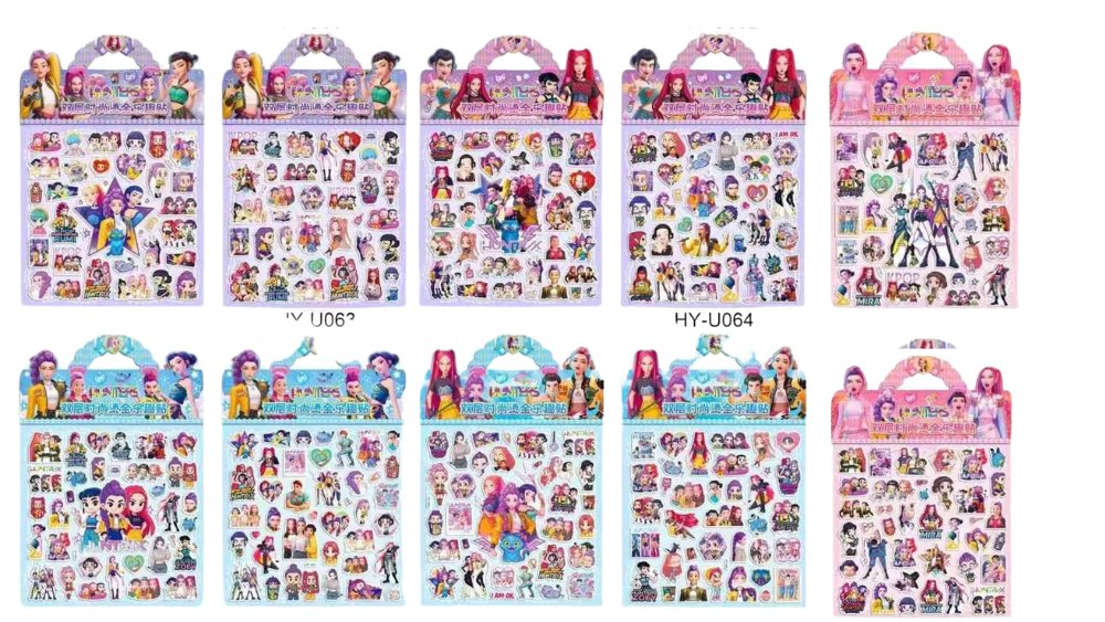 K-Pop Demon Hunters Stickers set