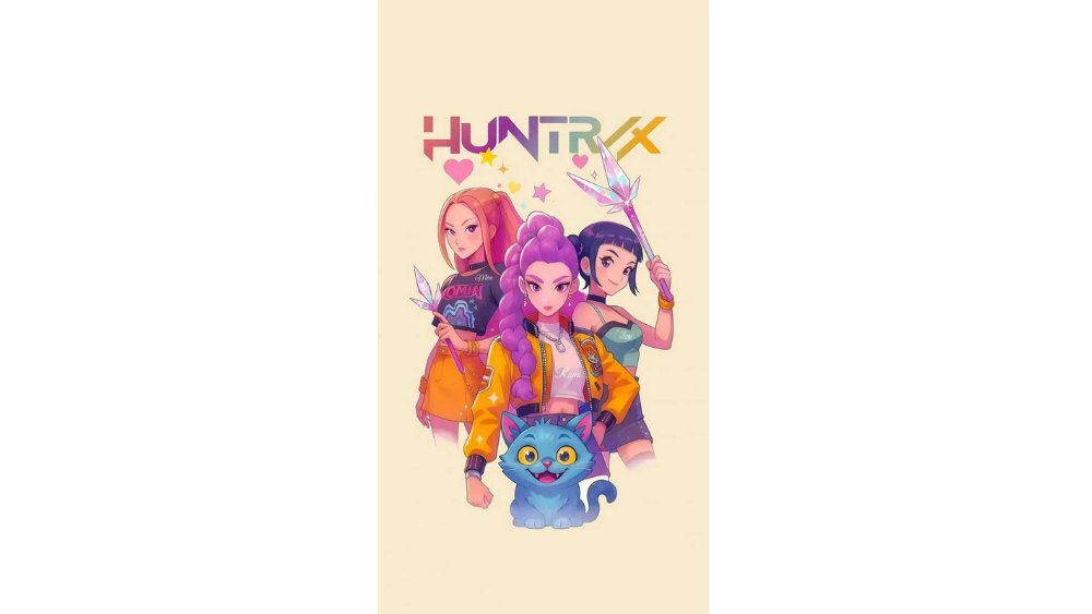 Huntrix Beach towel