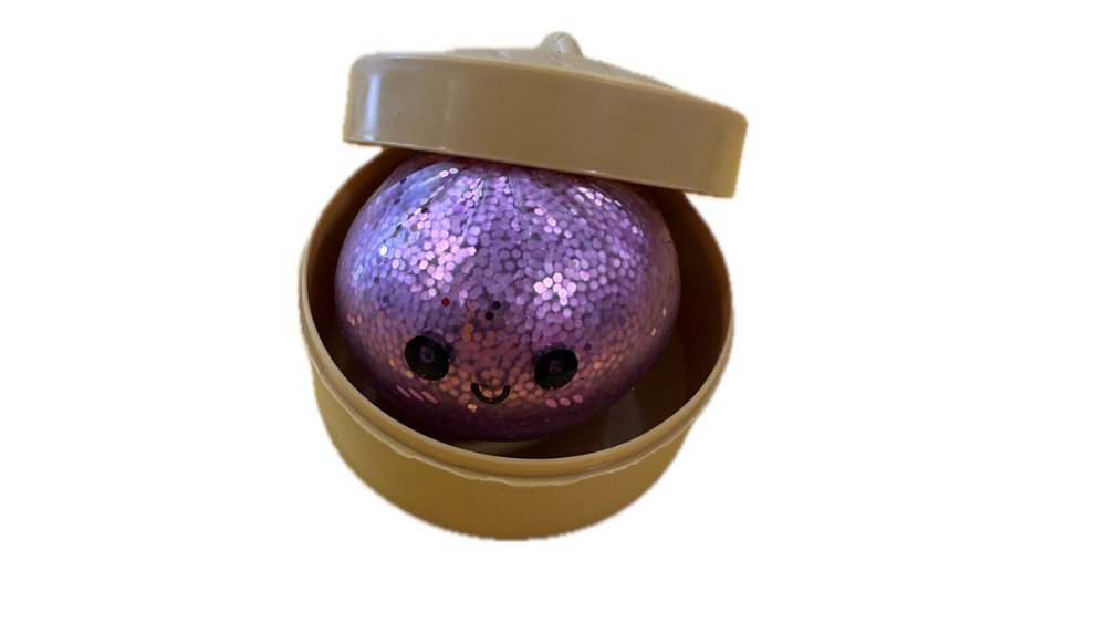 Mini Mystery glitter Squishy Dumpling with orbeez