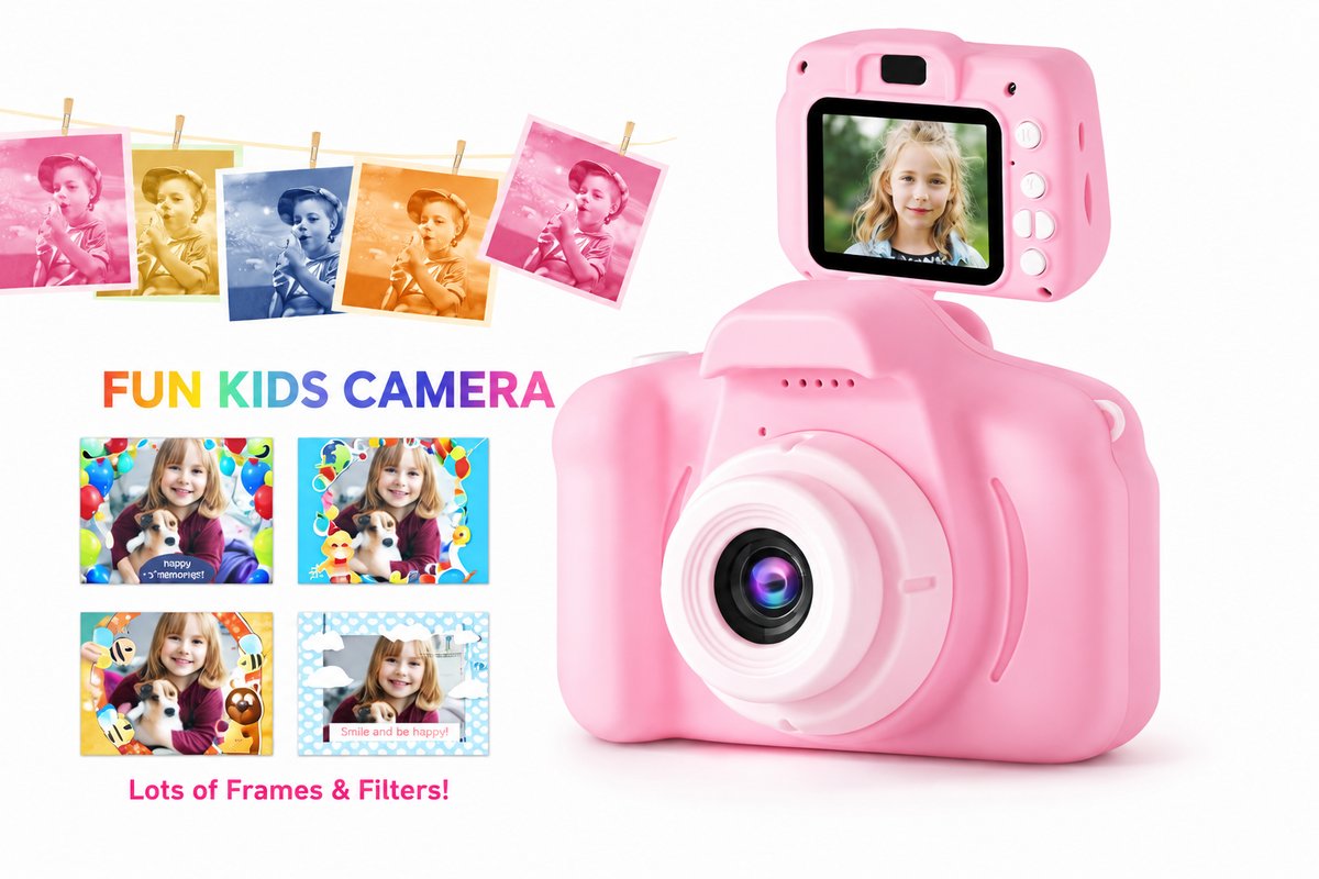 Kids camera PINK