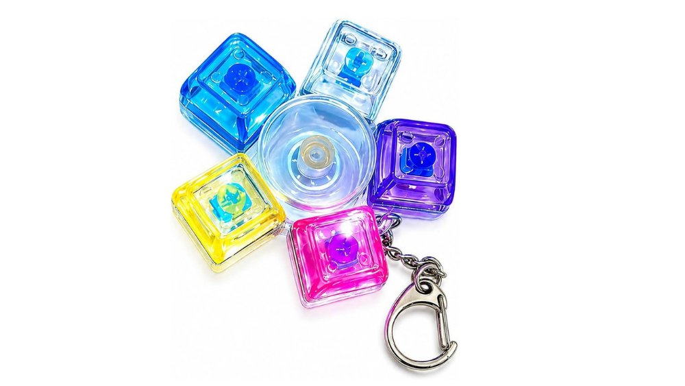 LED Light Up clicker FidgetSpinner – Mini Hand Spinner with Flashing Lights