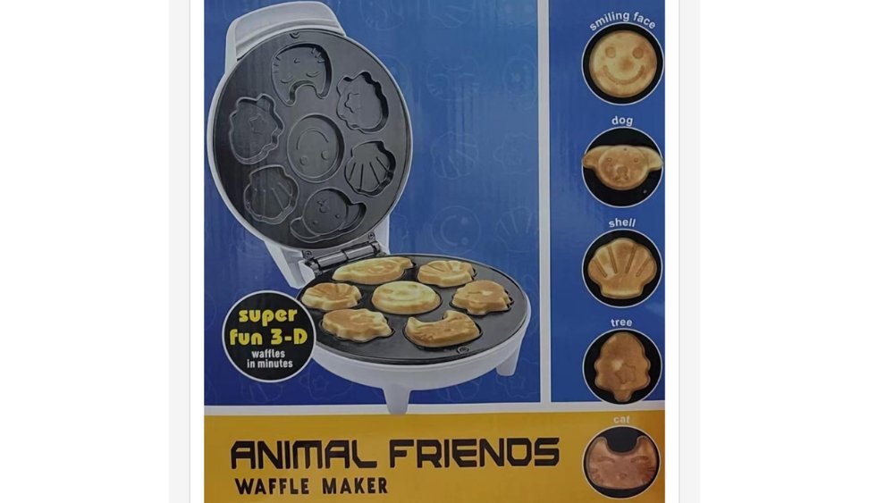 Mini waffle maker animal shapes