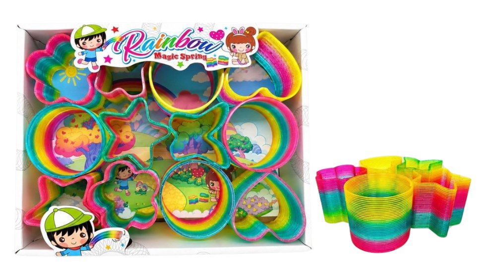 Rainbow Slinky in rare shapes (random shape)