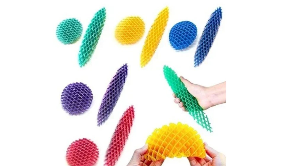 Fidget 3d printed antistress toy random colour