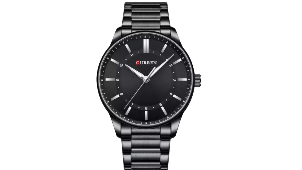 Curren Men’s Watch –black stainless Steel Bracelet