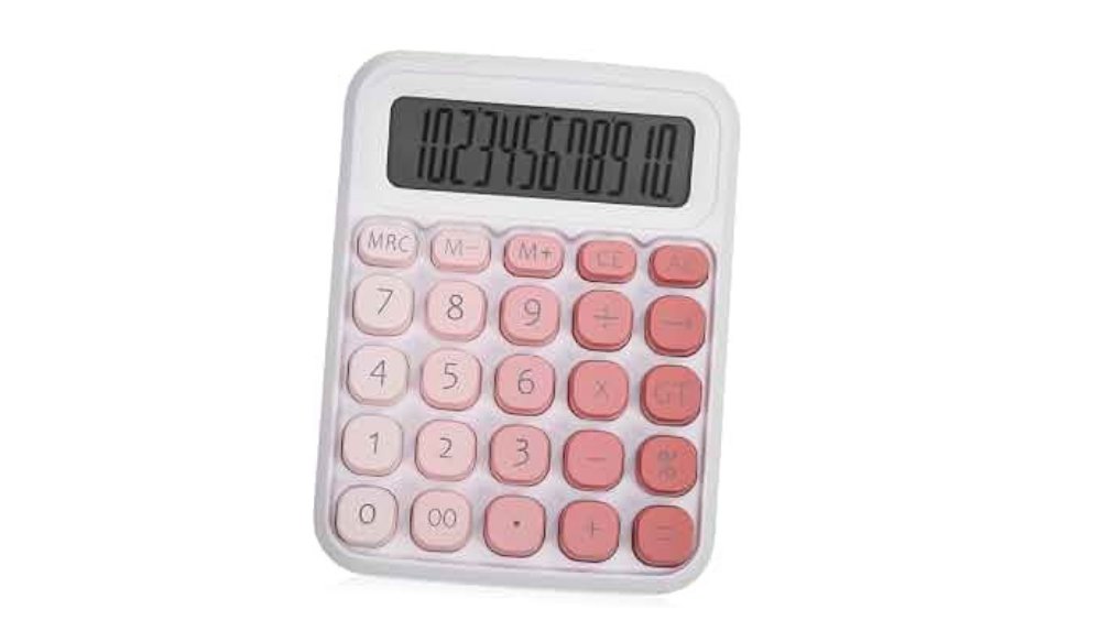 Calculator simple pink