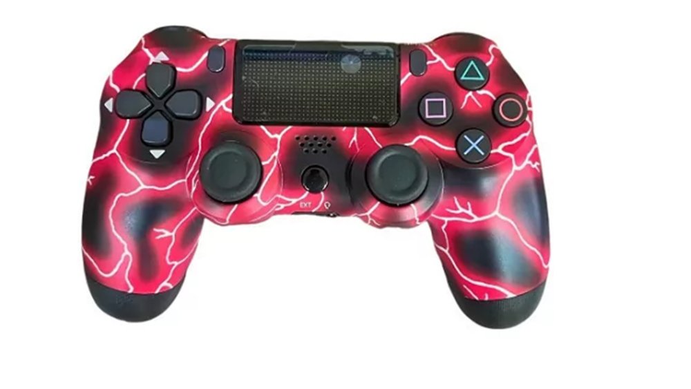 Wireless playstation controller red lightning edition