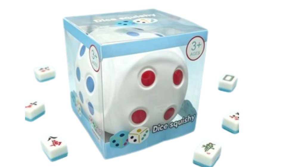 Huge dice foam squishy 12cm x 12cm