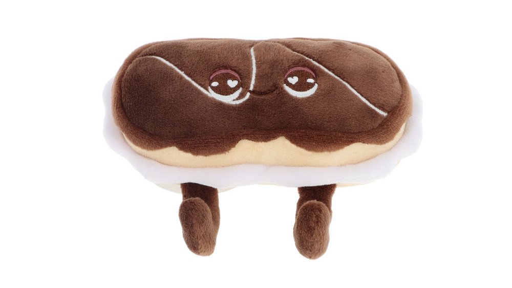 éclair chocolate scented soft toy