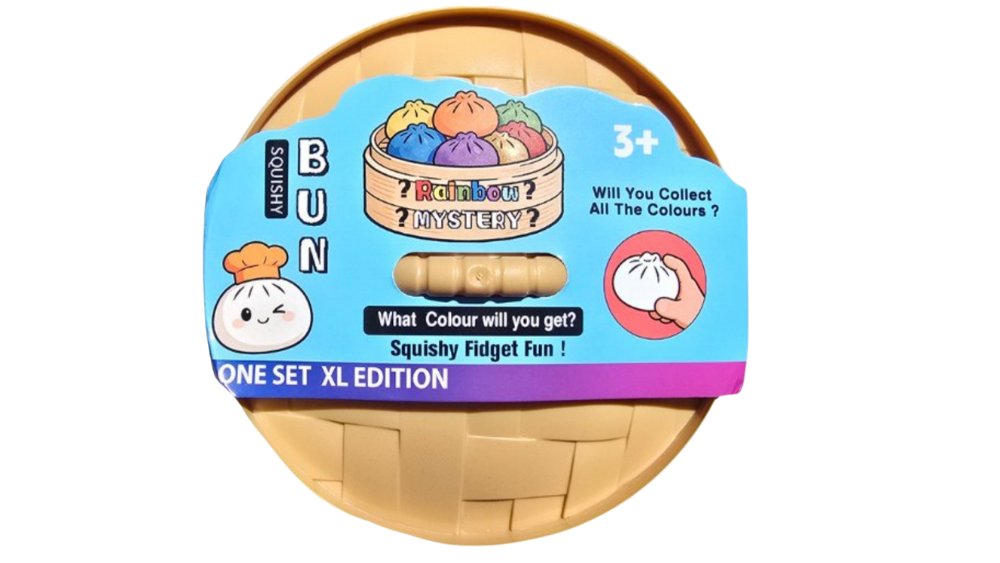 XL Mystery Squishy Dumpling HUGE Edition with glitter – Giant 15cm Jumbo Squishy Toy