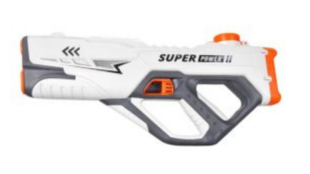 White Electric Water Gun Super Power Recharchable
