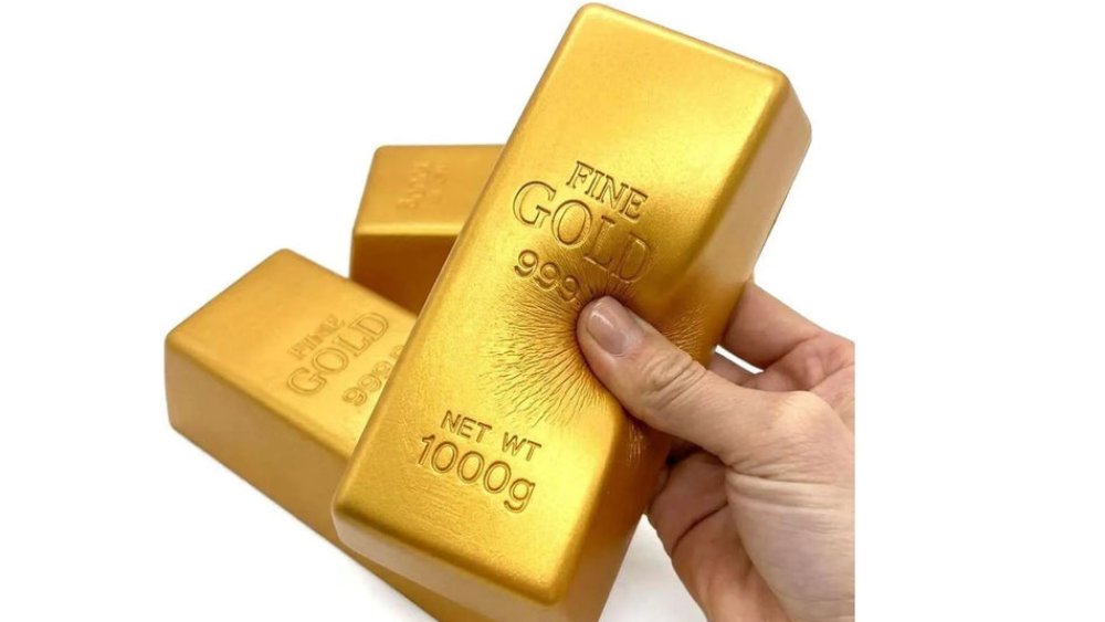 Gold Bar Squishy – 1000g Gold Bar
