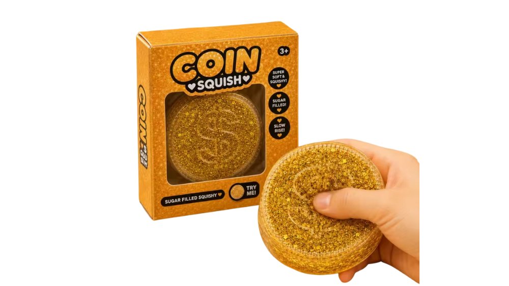 Coin Squishy in box