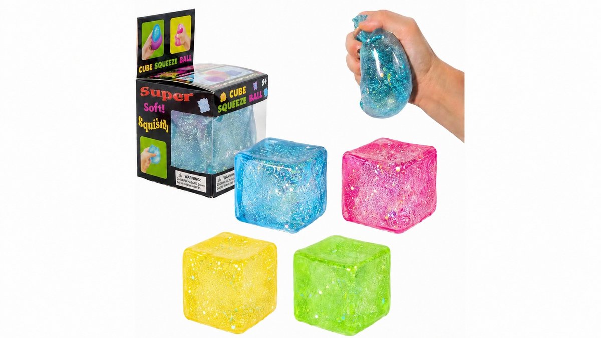 Needoh Style viral cube with glitter