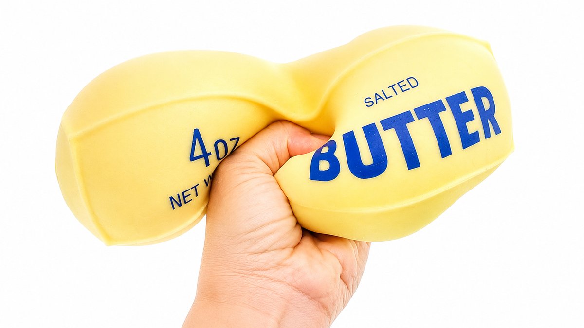 Huge FOAM Butter Squishy from Tik-Tok 22cm