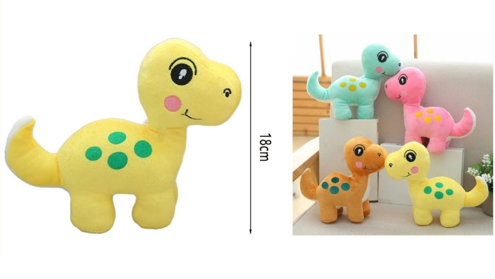 Cute 9dinosaur soft toy 18cm