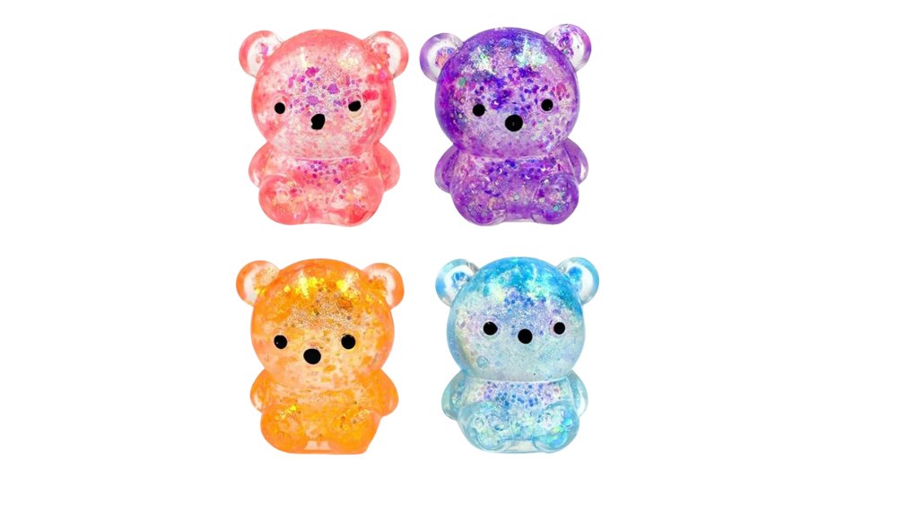 Cute bear filled squishy random colour