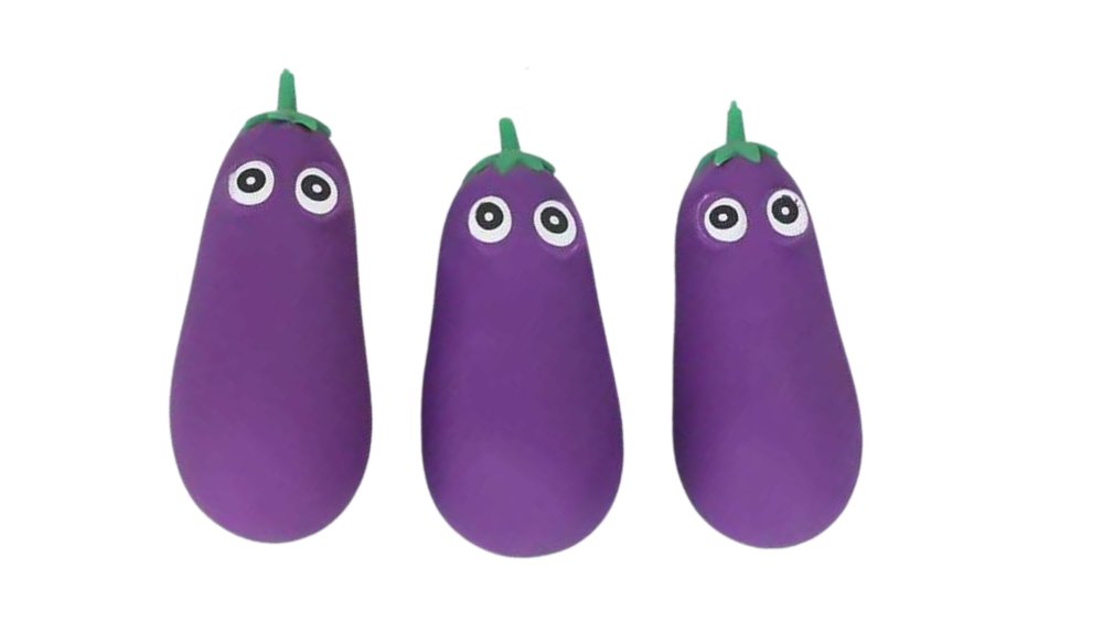 Cute eggplant foam squishy