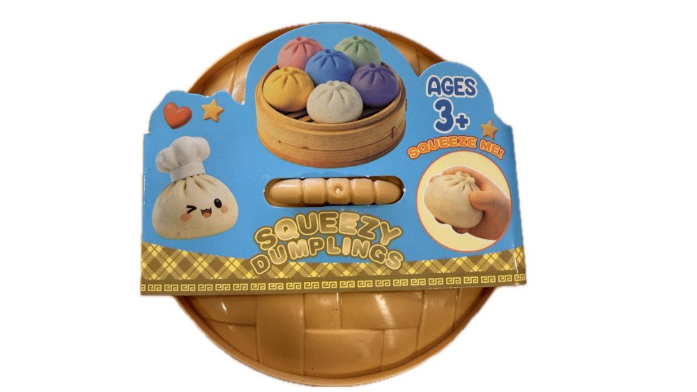 XL Mystery Squishy Dumpling HUGE Edition with glitter – Giant 15cm Jumbo Squishy Toy