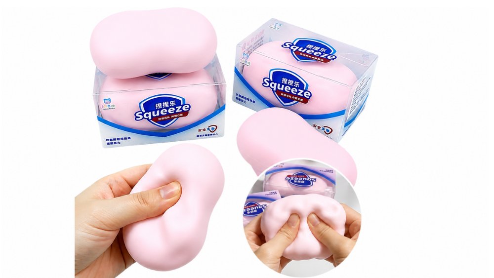 Soap Cruncy Squishy 9.5cm pink