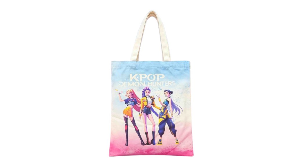 K-pop demon hunters tote bag