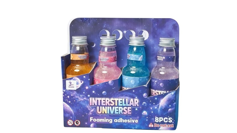 Interstellar Universe Galaxy Slime Bottle – Foaming Sensory Toy for Kids 1pc
