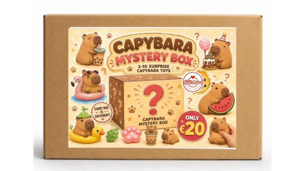 Capybara Mystery Box – 3–10 Surprise Toys