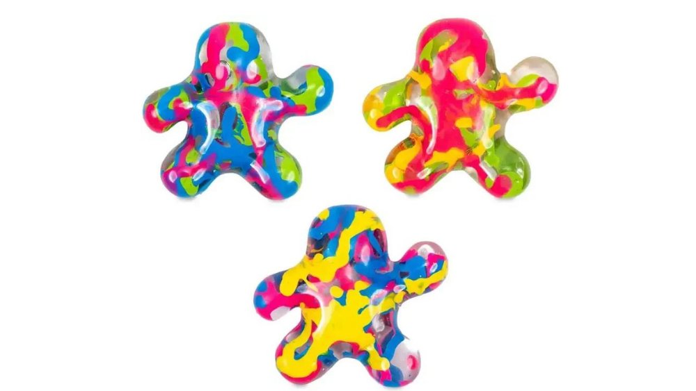 Maltose Squishy Man – Colorful Stretchy Sensory Fidget Toy