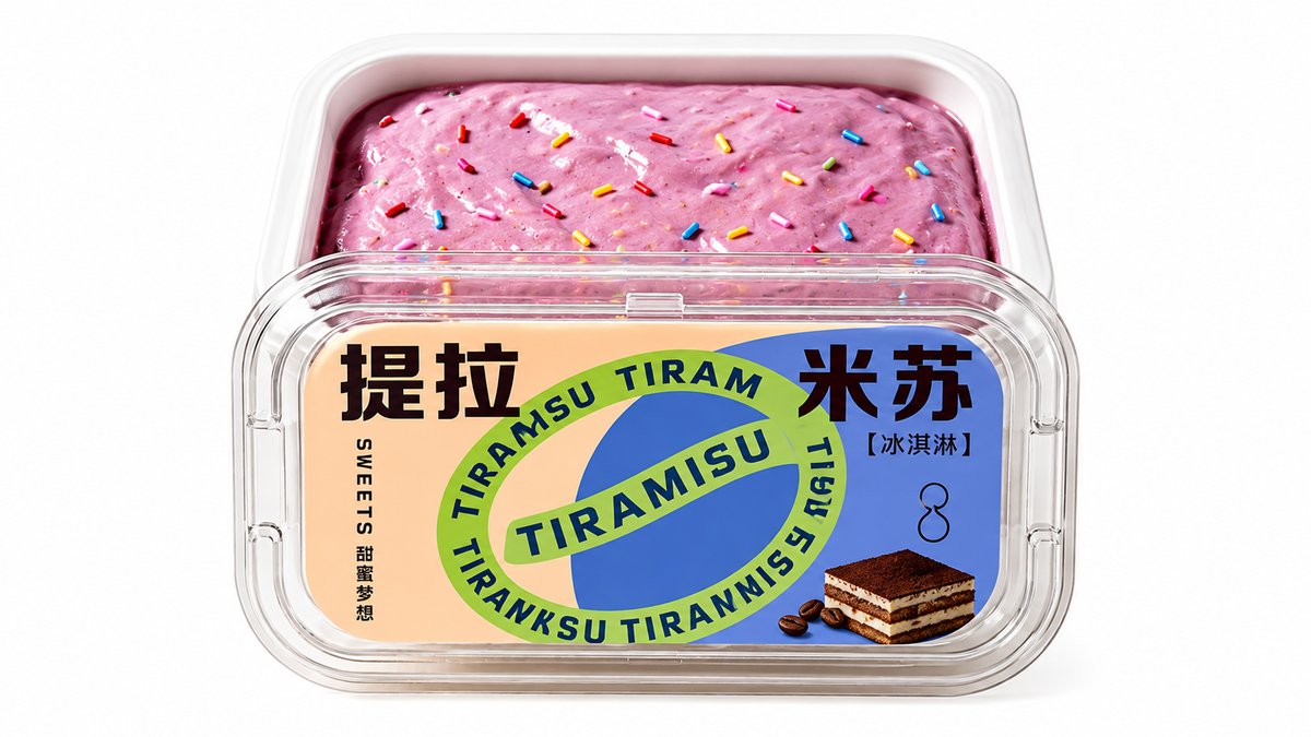 Tiramisu ice Cream Tub Soft Slow Rise Squishy