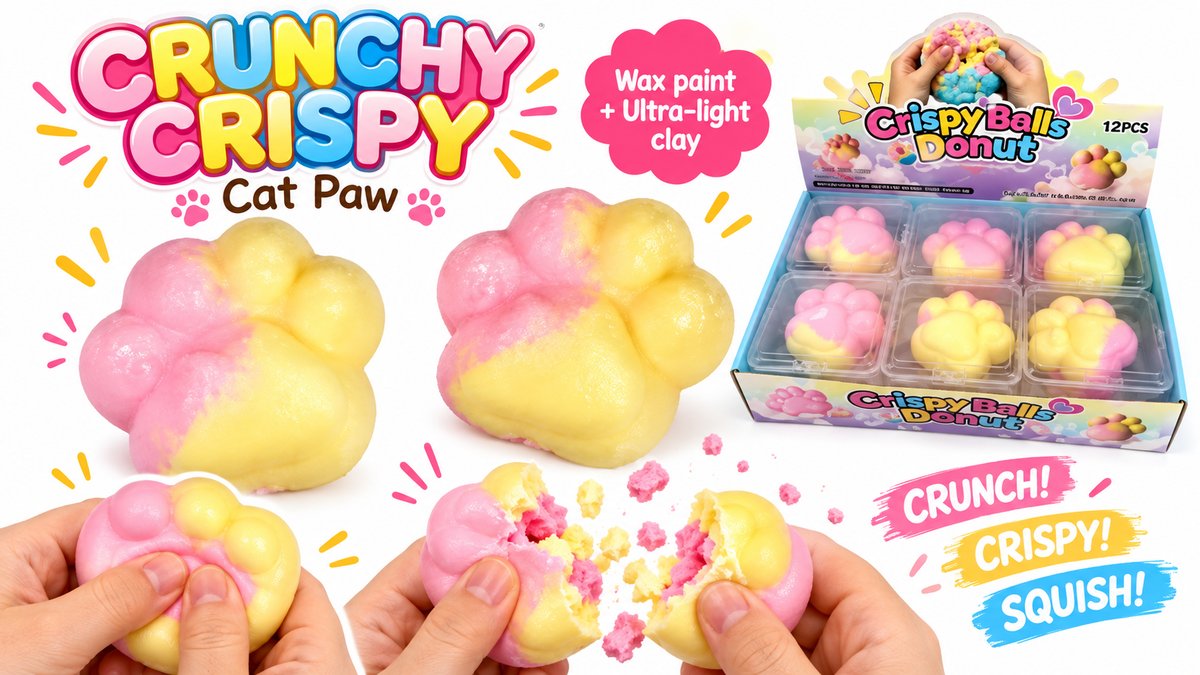 Cat paw crispy squishy