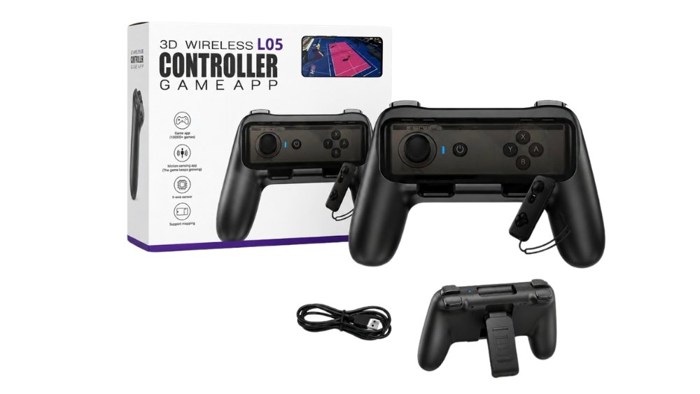 L05 3D Wireless Bluetooth Mobile Gaming Controller with 6-Axis Motion Sensor
