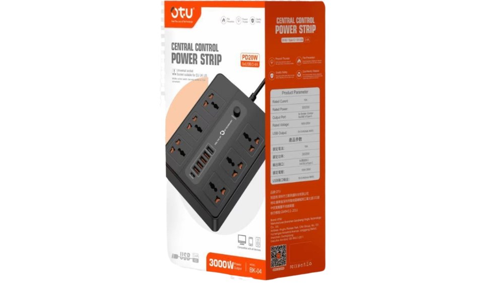 Central control power strip 3000w