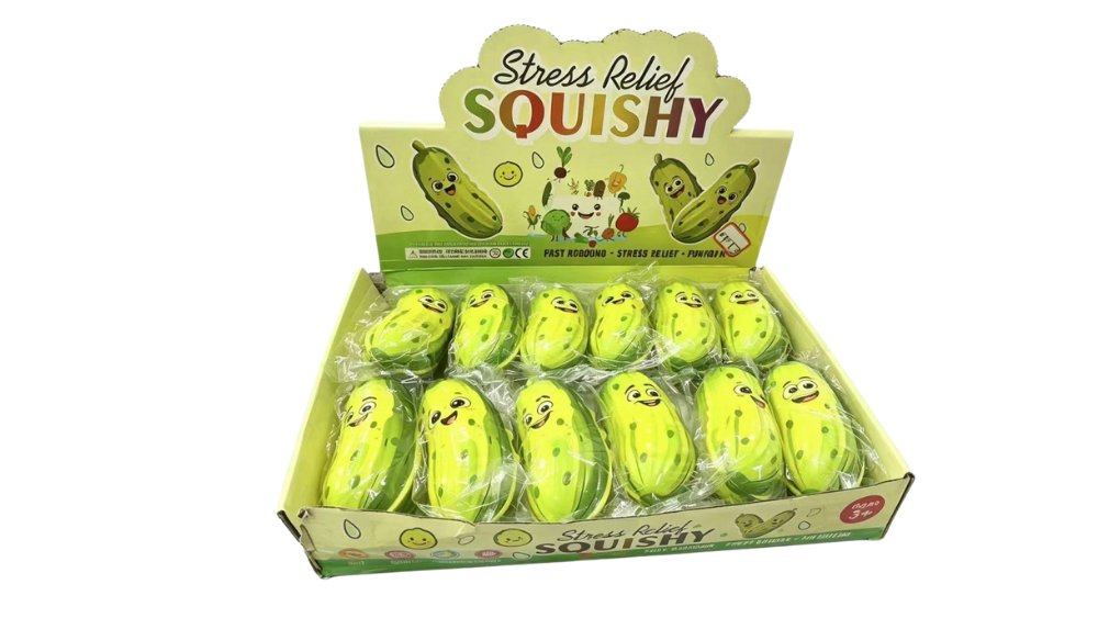 Funny Pickle Squishy Stress Relief Toy – Slow Rise Fidget