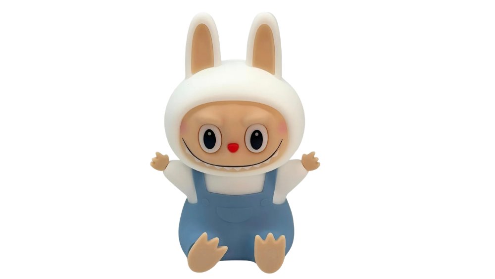 Labubu Squishy LED Night Light – Soft Silicone Lamp